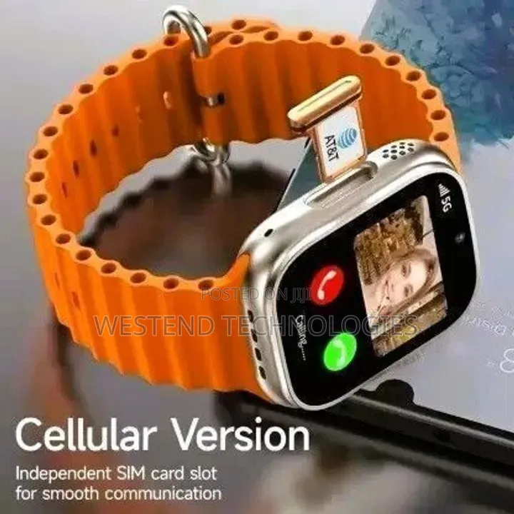 4GLTE Android Phone Smart Watch With SIM Slot Amoled Screen Display