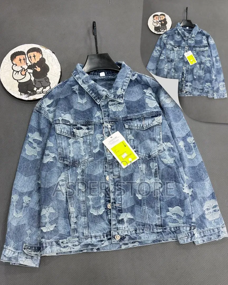 Well Mature Jeans Jacket With Quality