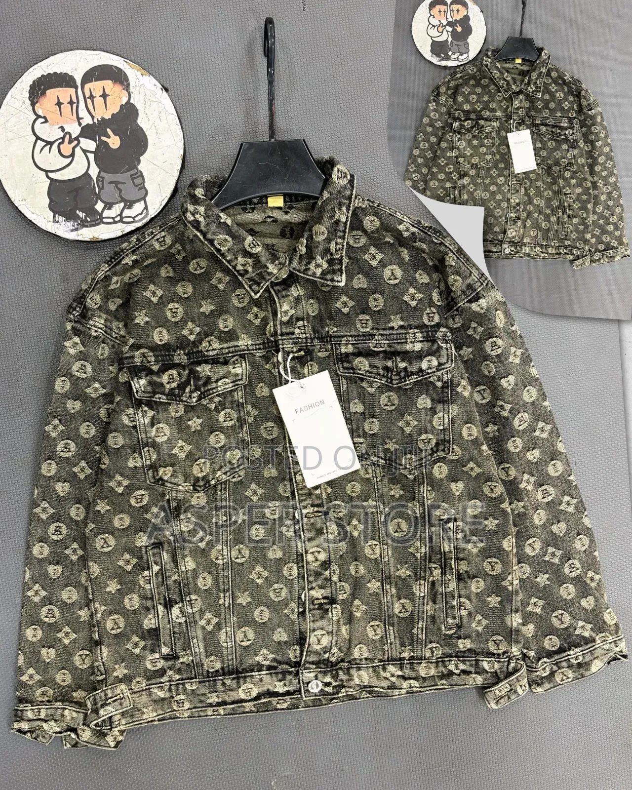 Well Mature Jeans Jacket With Quality