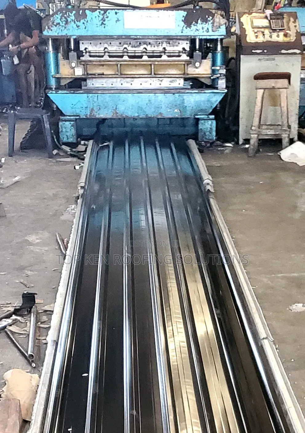 0.58 T/Black Longspan Aluminium Roofing Sheets