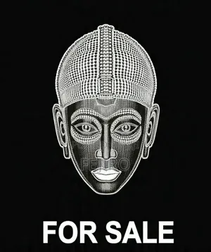 Authentic Benin Royal Mask - Wall Decor