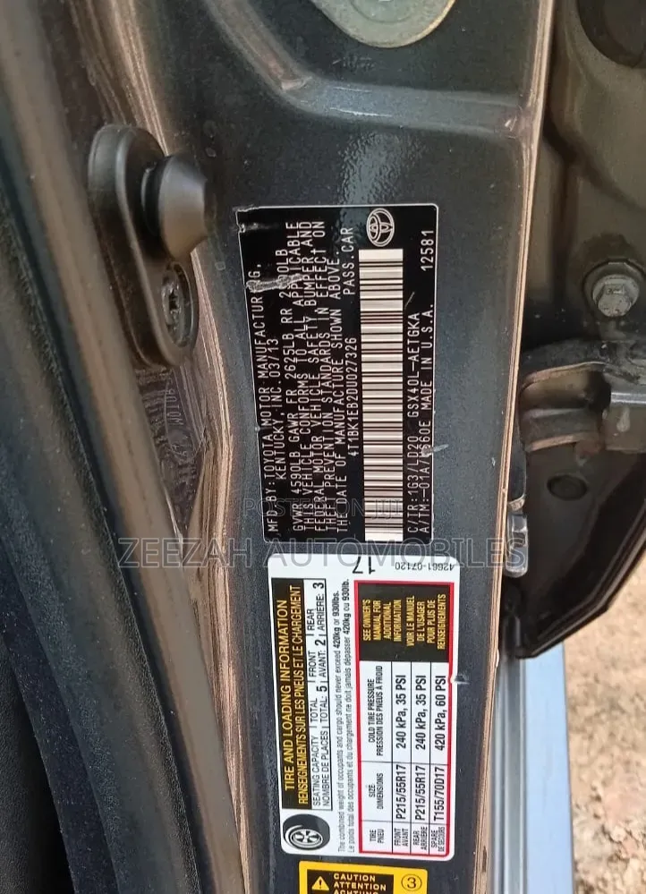 Toyota Avalon 2013 Gray