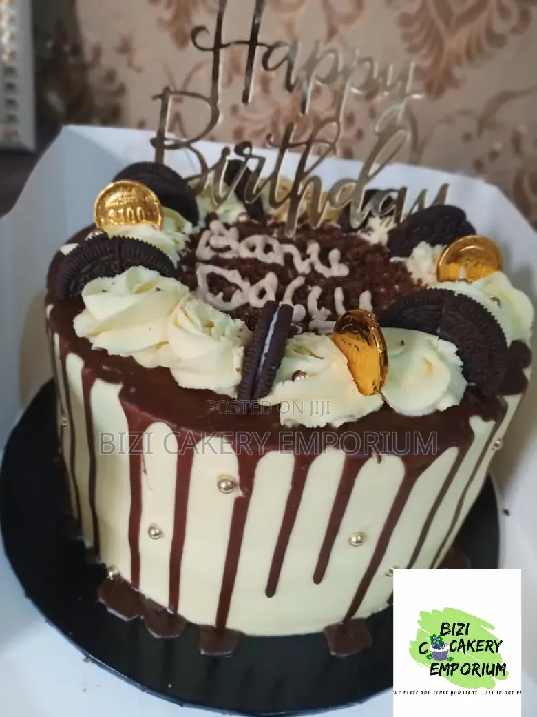 Chocolate Drip Birthday Cakes in Lagos