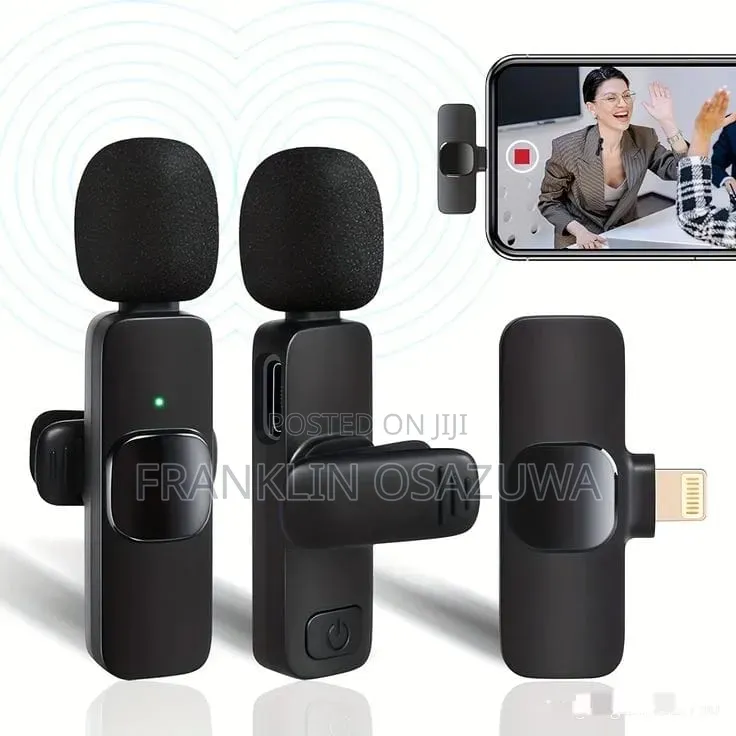 Wireless Lavalier Microphone for Phone (Plug Play)