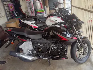 New TVS Apache RTR 160 2v Refresh X-connect 2025 Black