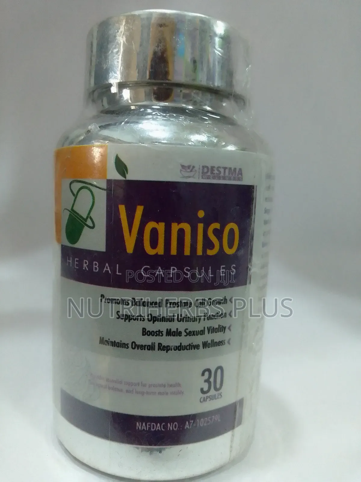 Vaniso Herbal Capsules Promote Balanced Prostate Cell Growth