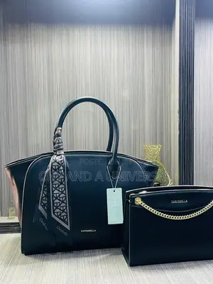 Chrisbella Handbag With a Mini Bag and Adjustable Strap