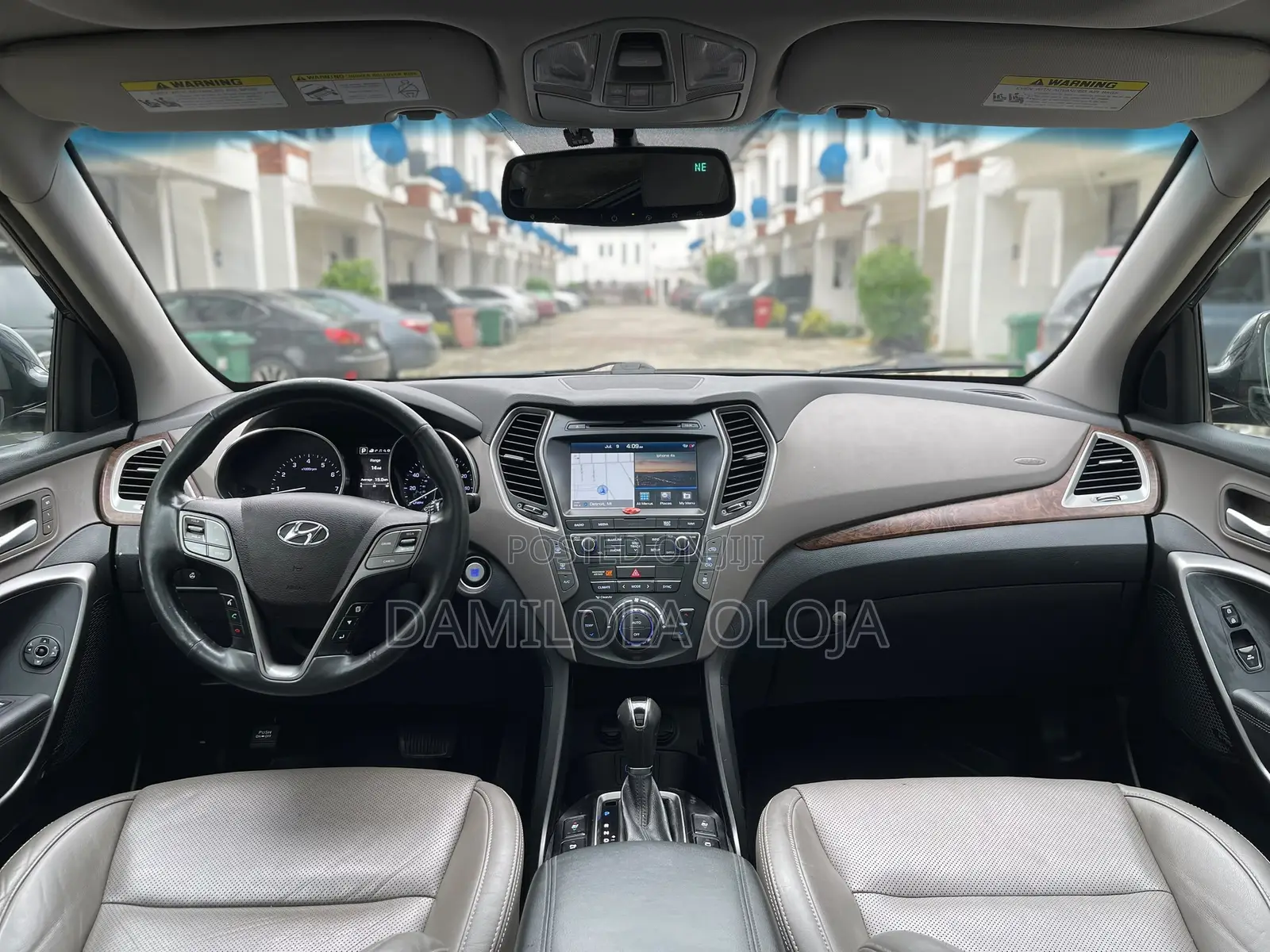 Hyundai Santa Fe 2017 Blue