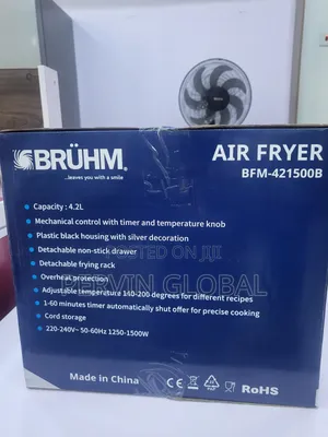 Bruhm Airfryer 4.2l With Temperature Control