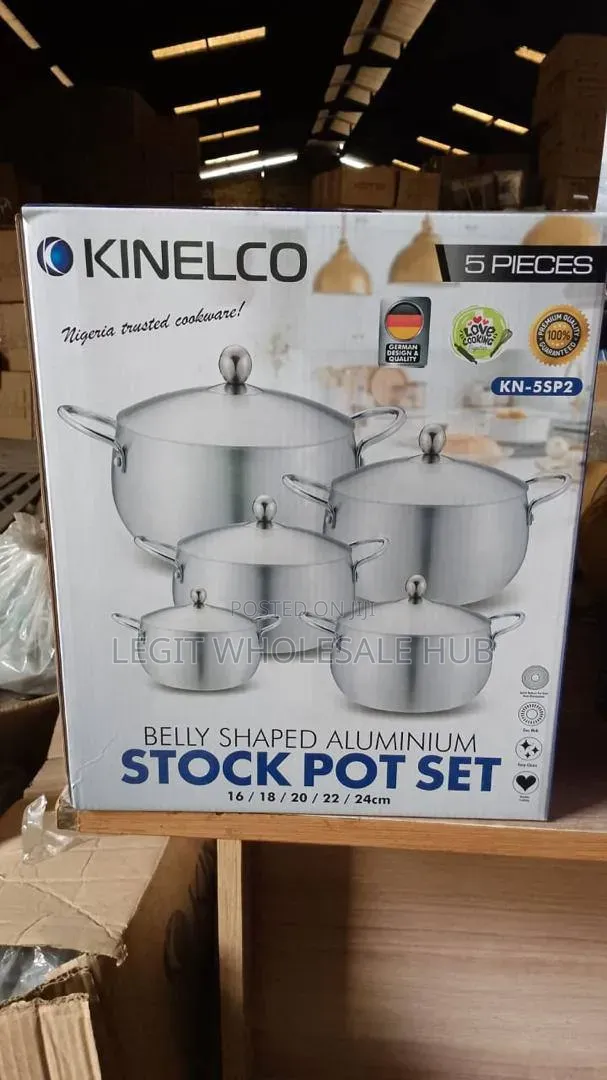 Quality 5pcs Belly Shaped Pot Set