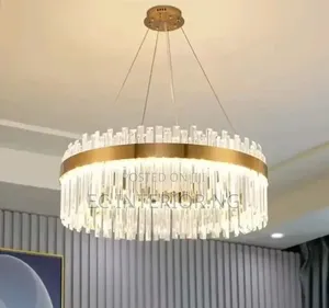 Nordic Modern Crystal Ring Chandelier Crystal Led Light
