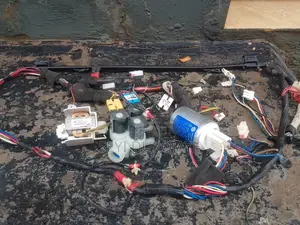 Samsung Washing Machine Panel and Complete Wiring System