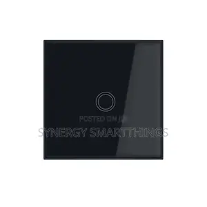 Tuya Zigbee Touch Smart 1 Gang Switch Black Color