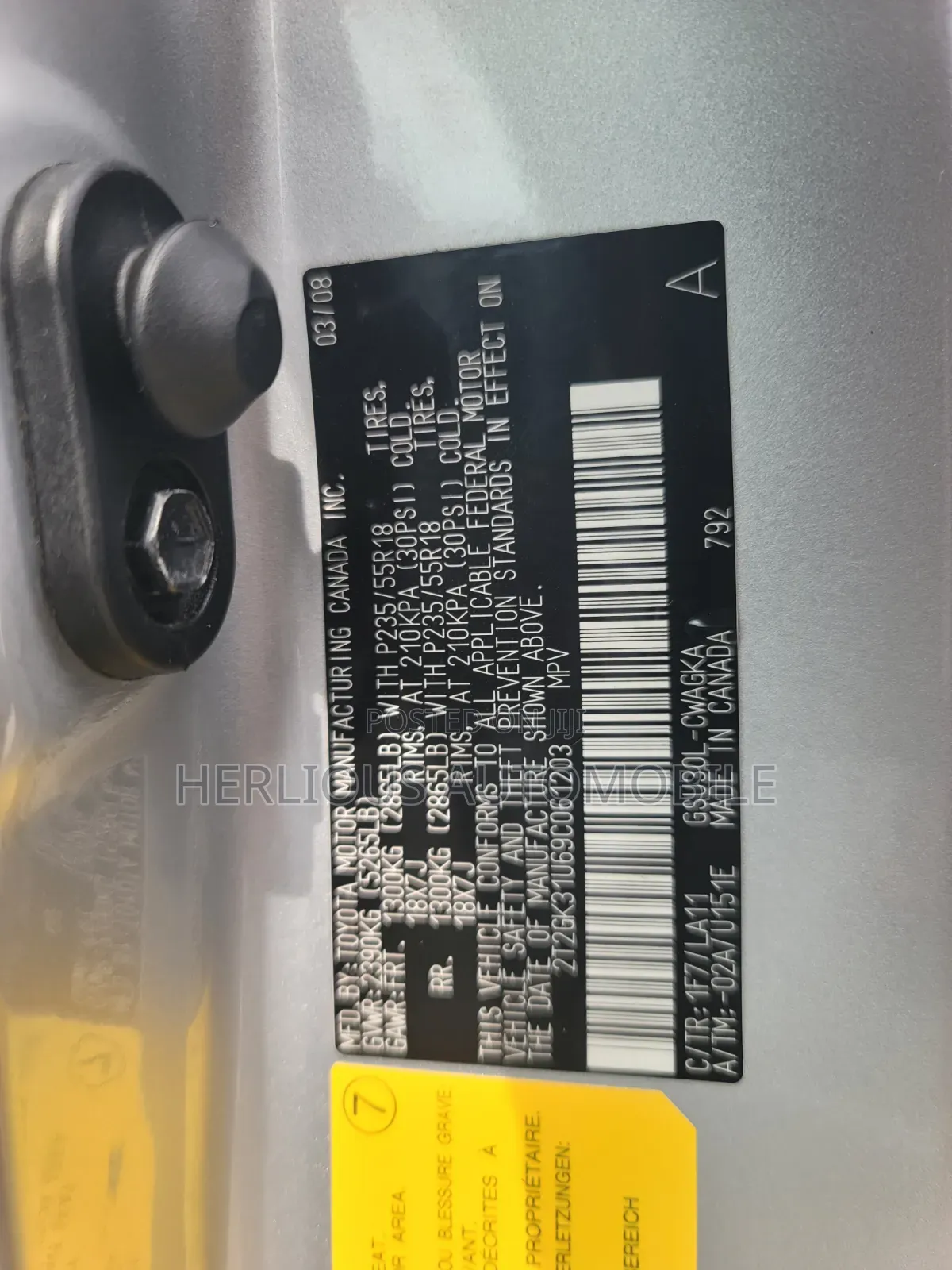 Lexus RX 2008 Silver