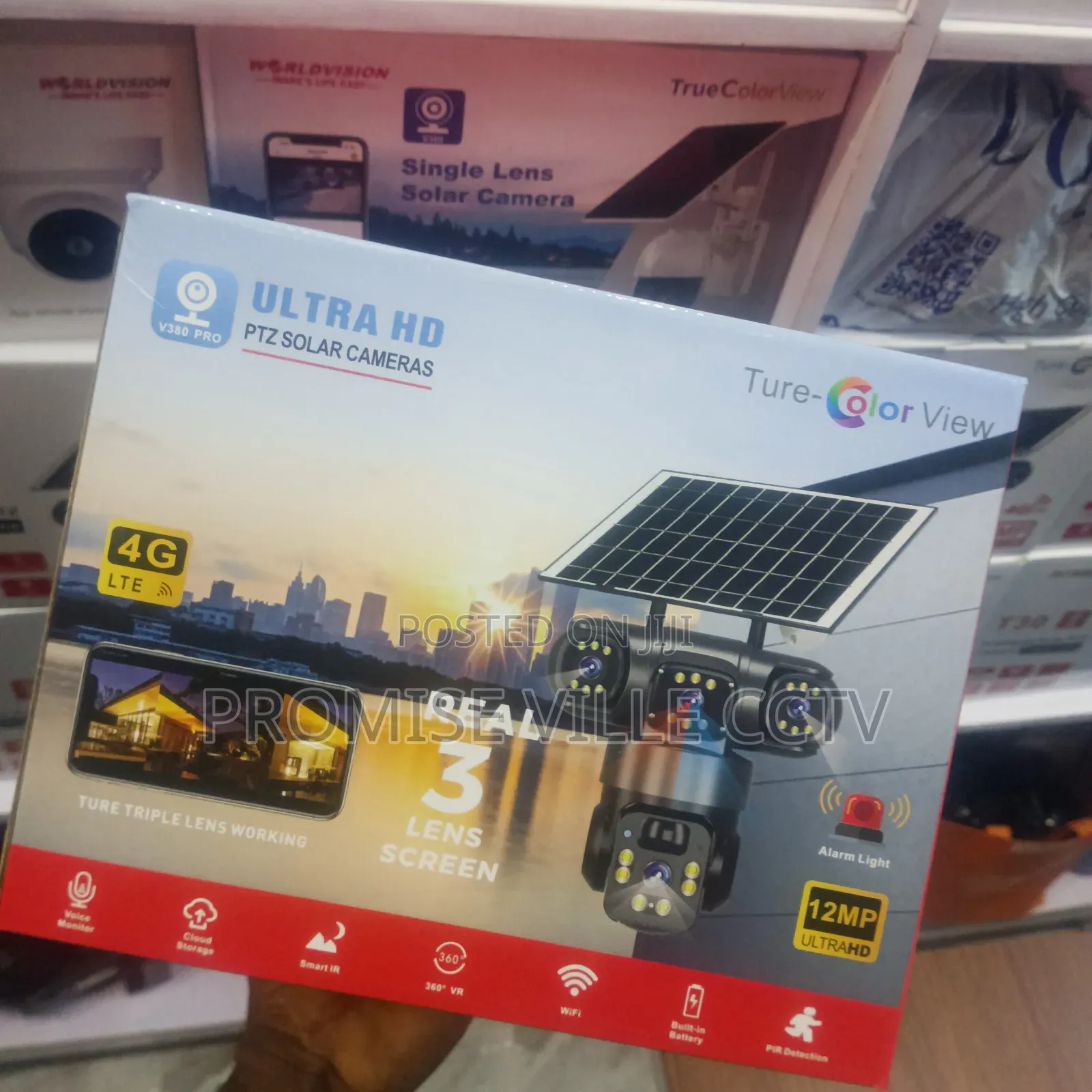 Smart 3 Lens Solar Camera