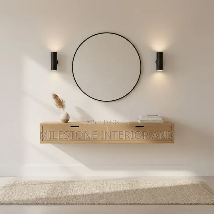 Simple Mirror and Console Frame