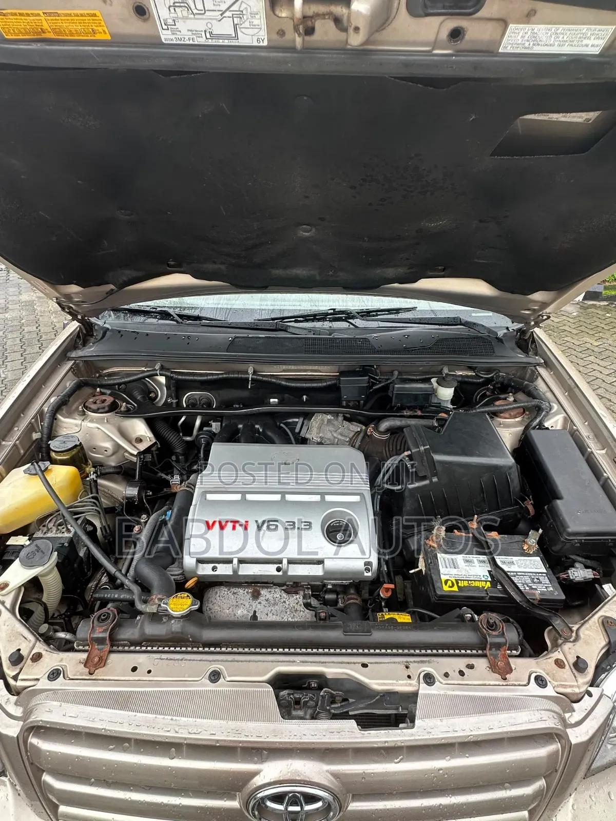 Toyota Highlander V6 2007 Brown