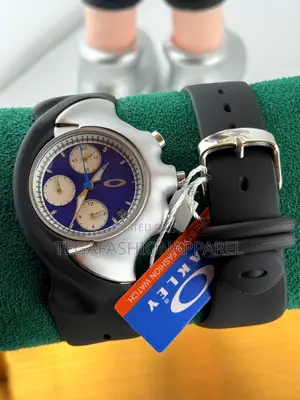 Oakley Active Chronographs Rubber Strap Watch