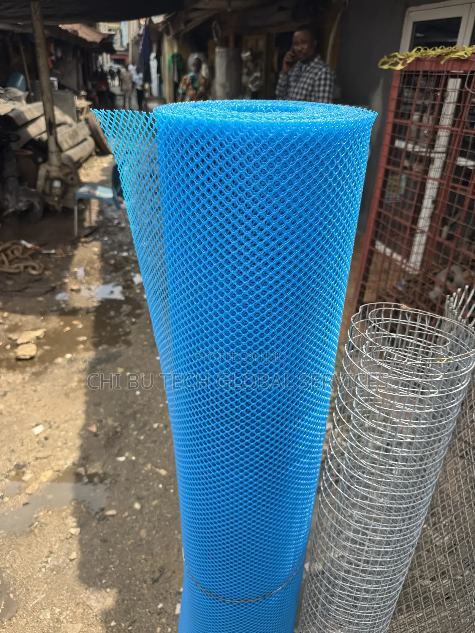 Blue HDPE Plastic Mesh