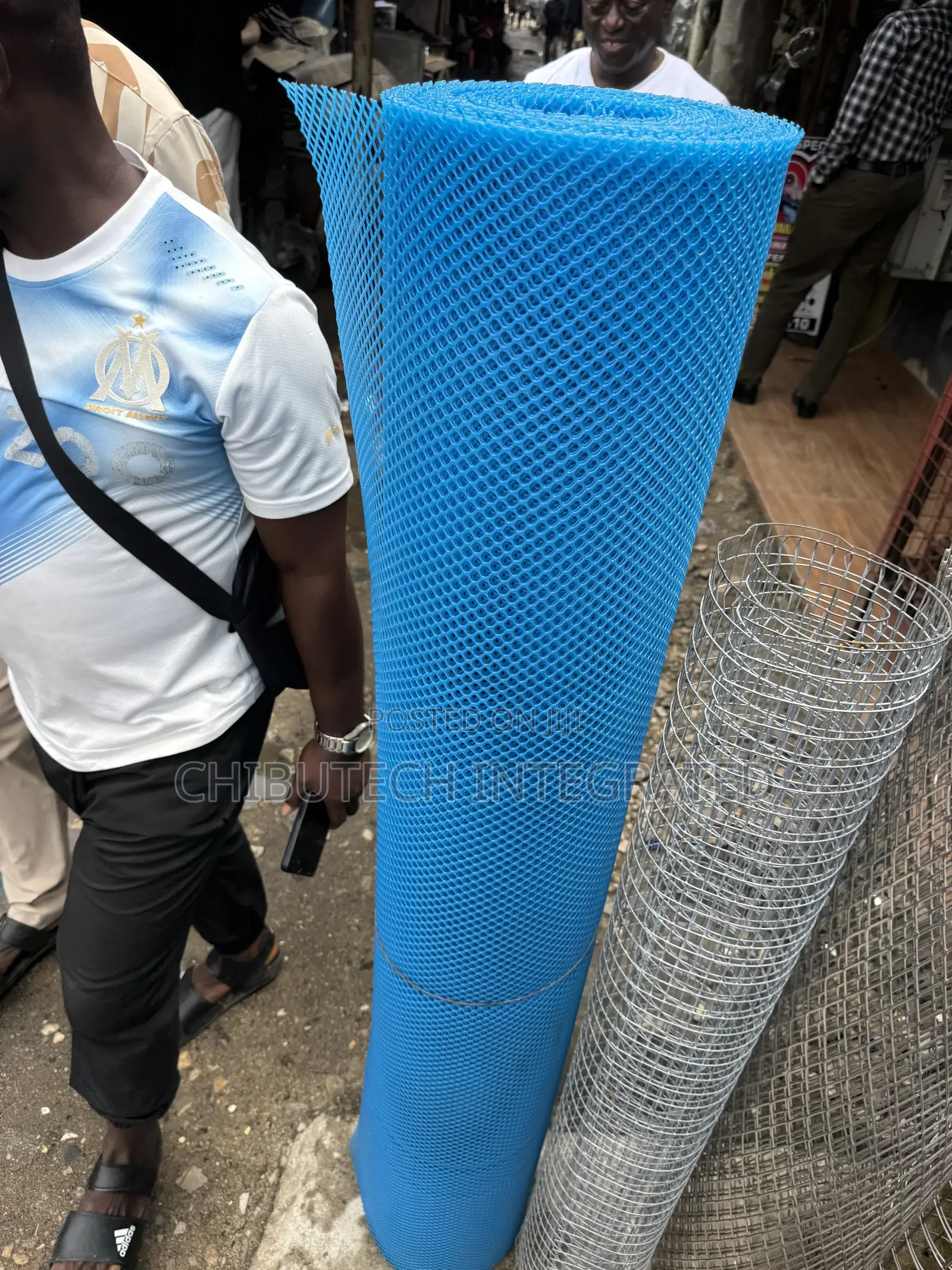 Blue HDPE Plastic Mesh