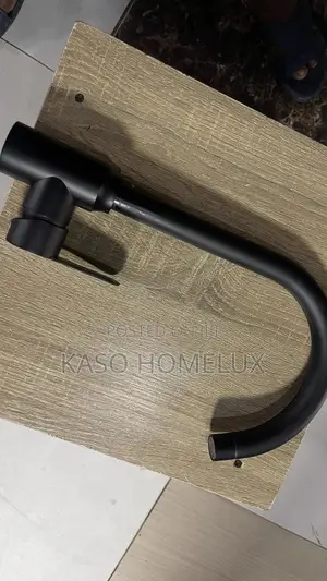 Matte Black Long Neck Basin Faucet