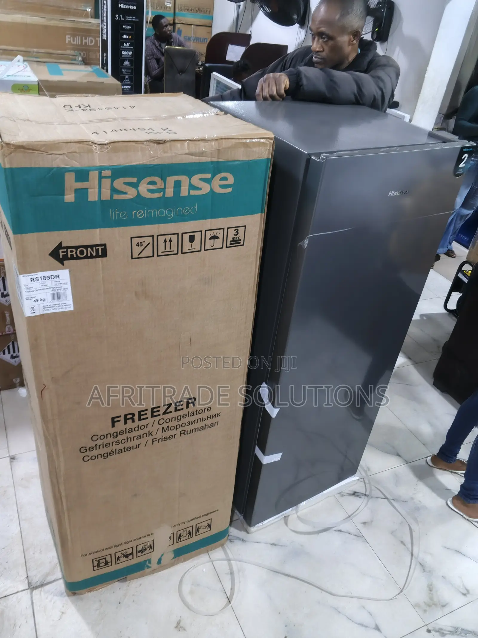 Hisense Modern Upright Freezer 190L