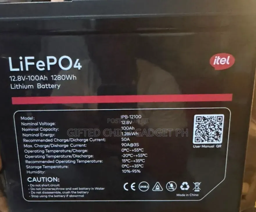 Itel 1.2KWh 12V Lithium Battery