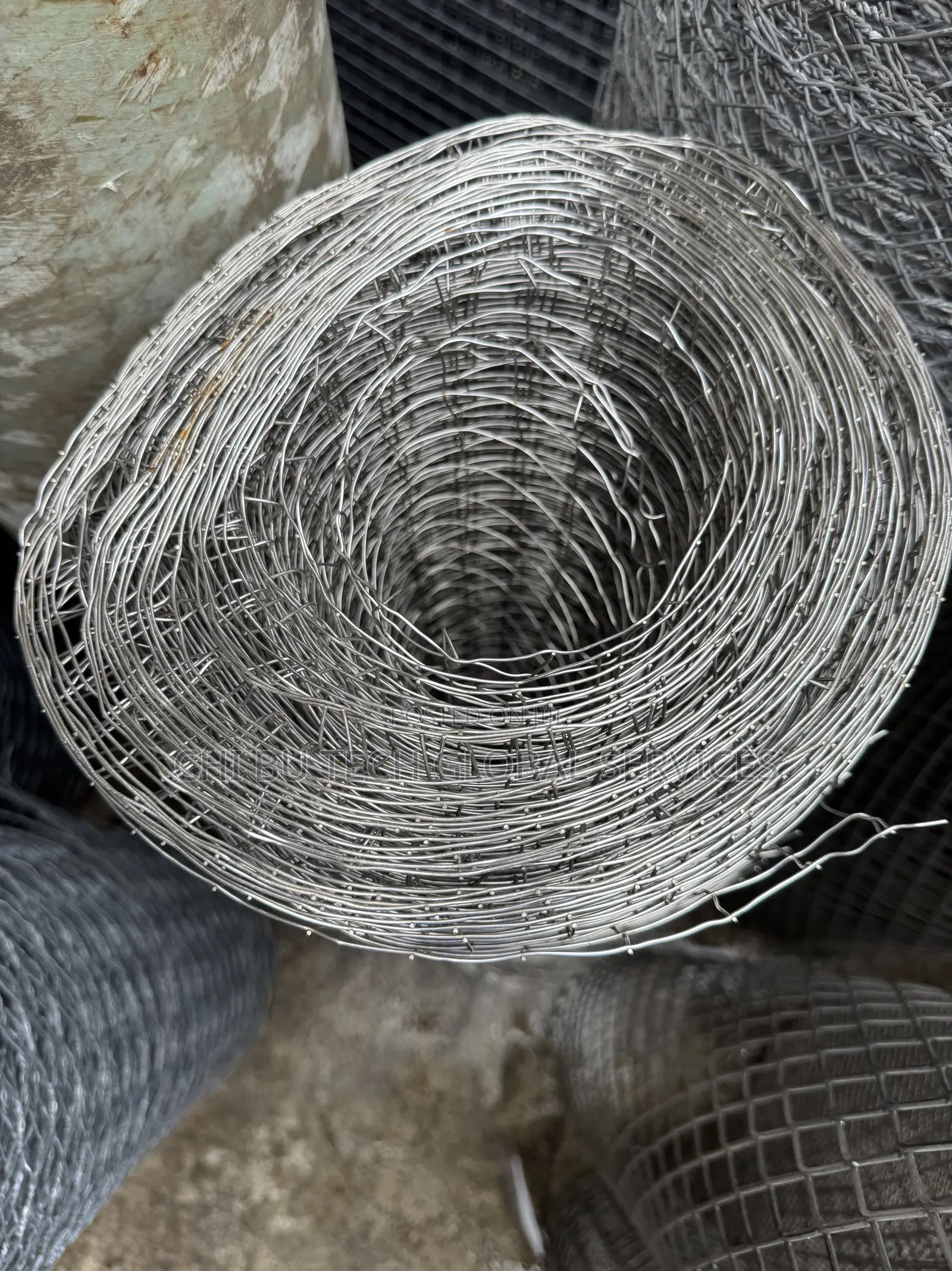 Silver-Colored Welded Wire Mesh