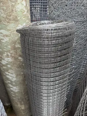 Silver-Colored Welded Wire Mesh