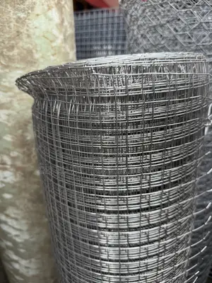 Silver-Colored Welded Wire Mesh