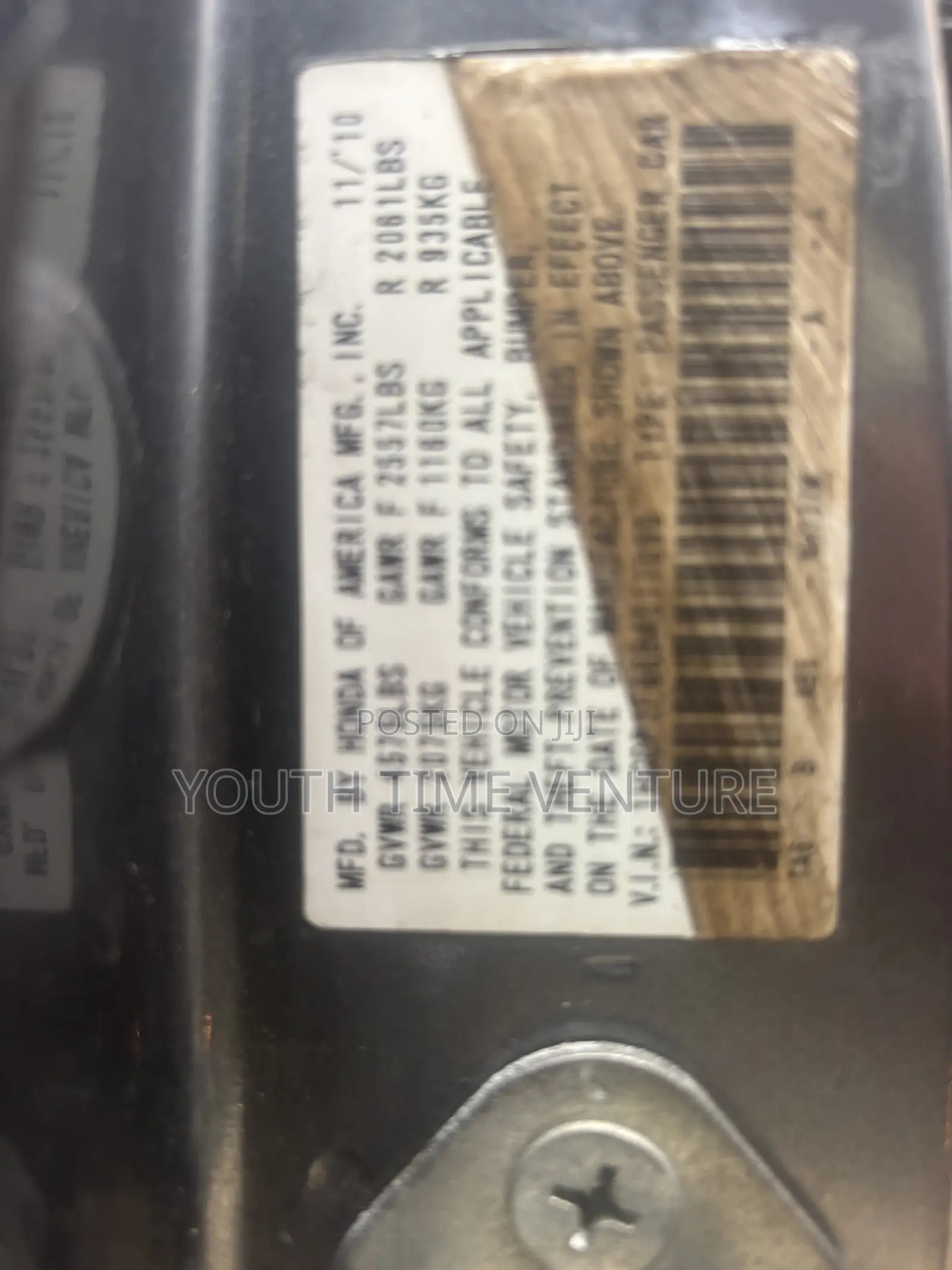 Honda Accord Sedan EX V-6 2011 Gray