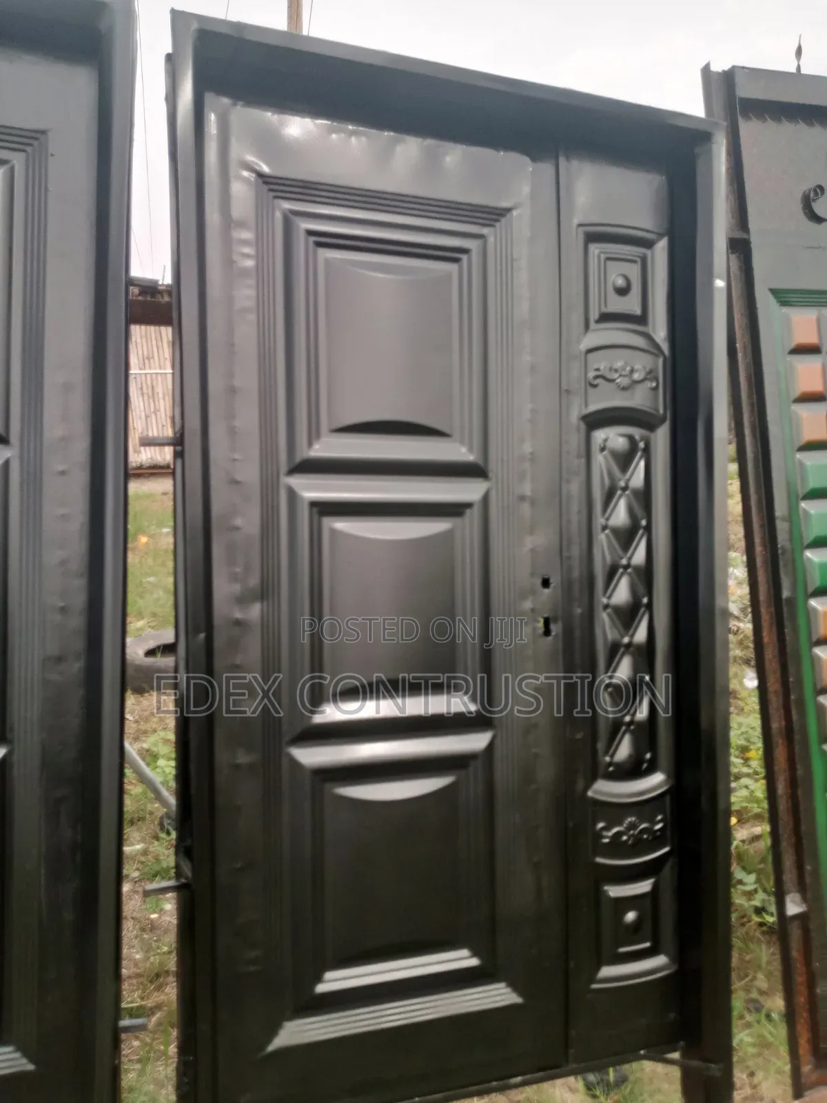 Grilled Metal Doors
