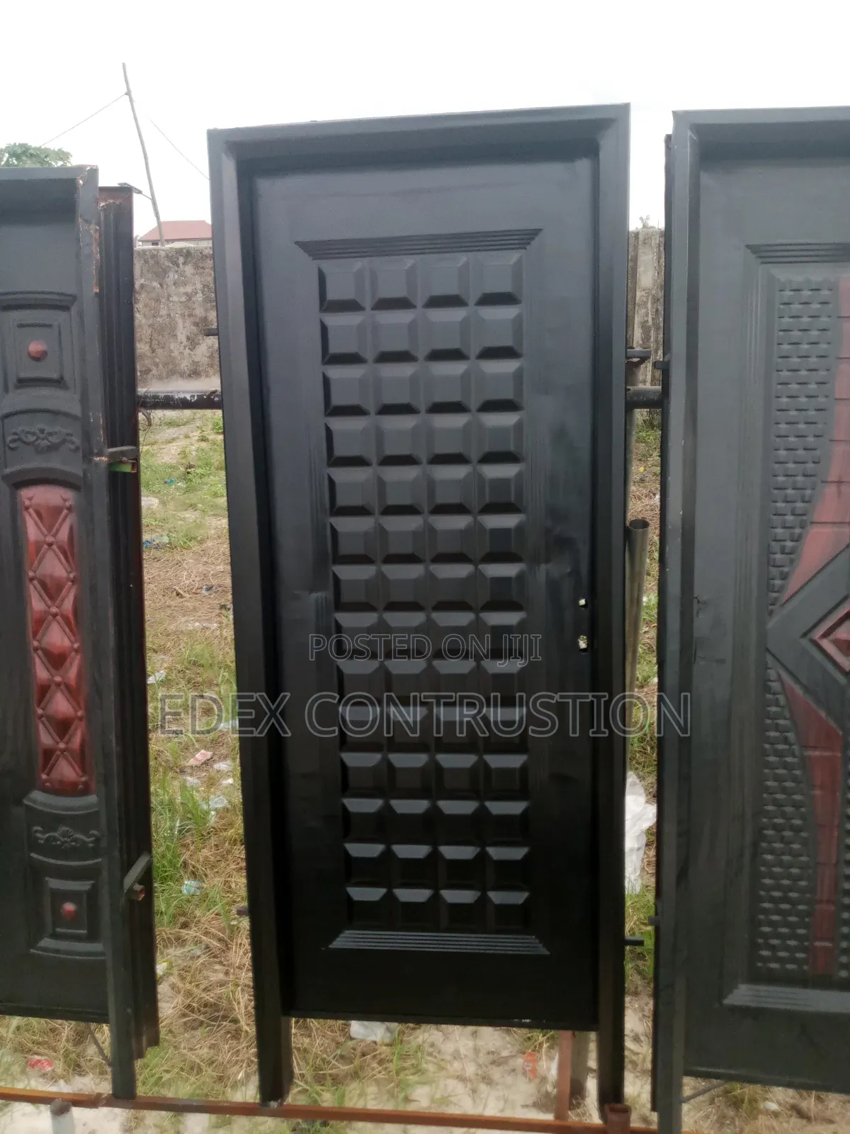 Grilled Metal Doors