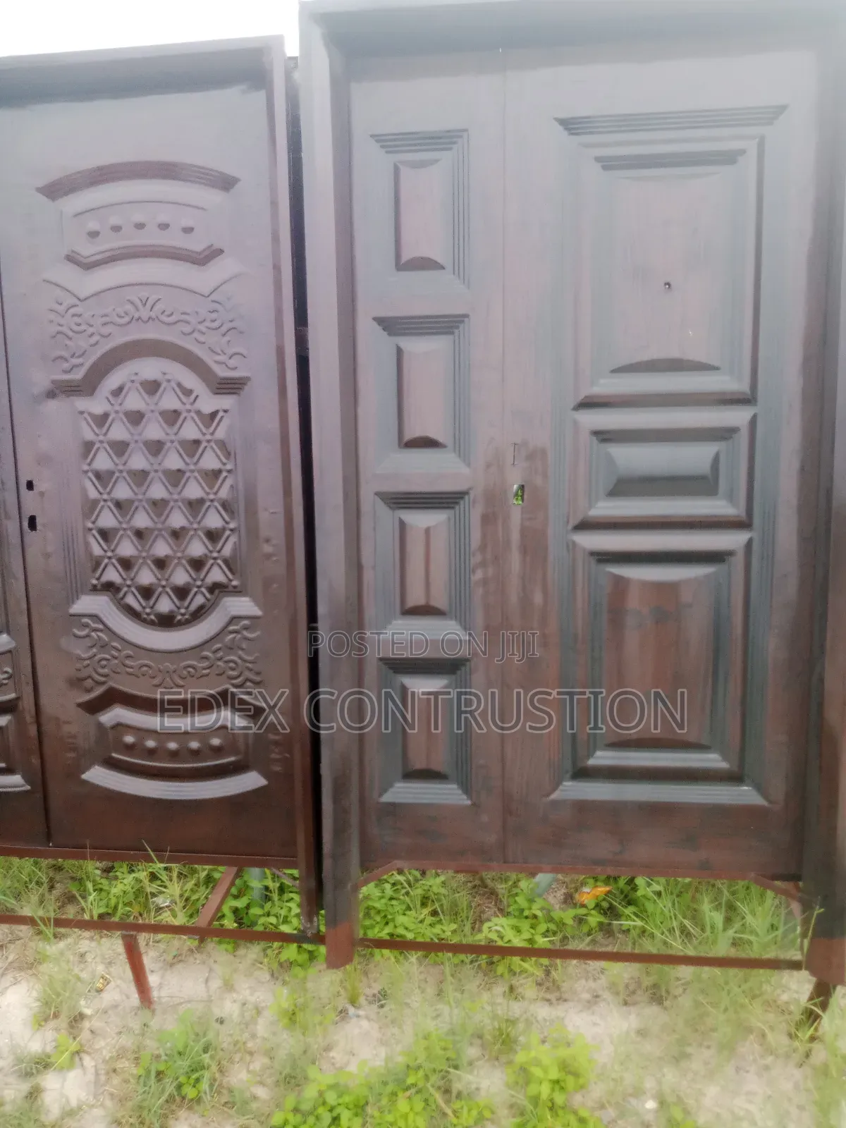 Grilled Metal Doors