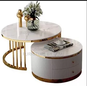 Brand New Luxury 4-in-1 Turkish Marble Center Table Set (Promo Price)