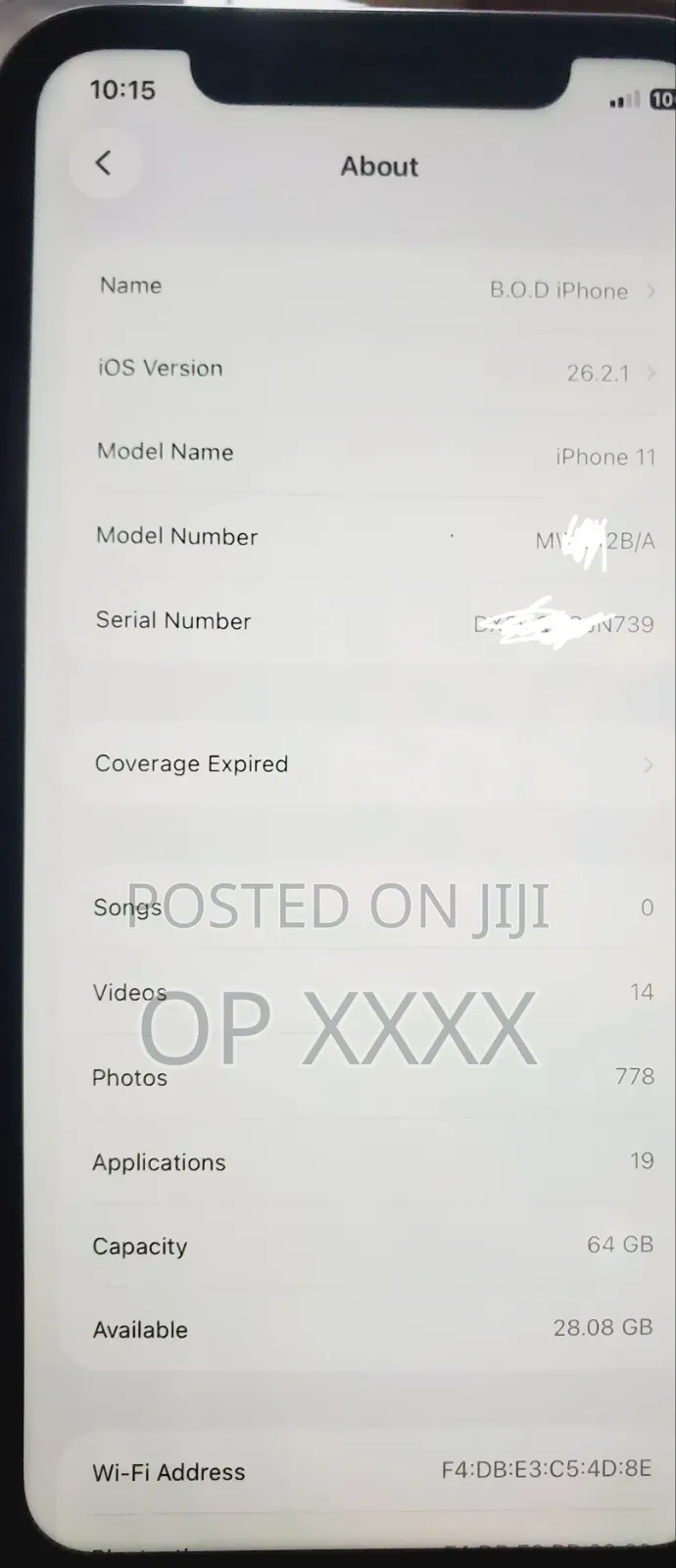 Apple iPhone 11 64 GB Blue