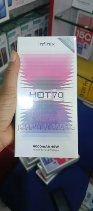 New Infinix Hot 70 128 GB Gray