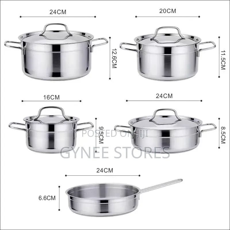 Korkmaz 9pcs Turkish Cookware Set