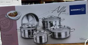 Korkmaz 9pcs Turkish Cookware Set