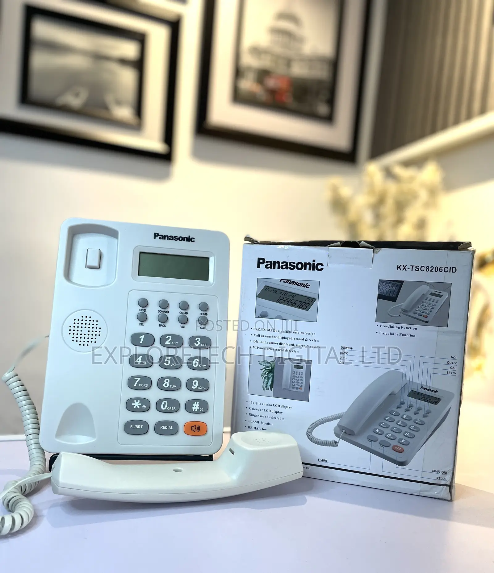 Panasonic Wired Intercom With Display – KX-TS880MX