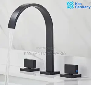 Luxury 3-Hole Basin Mixer Tap