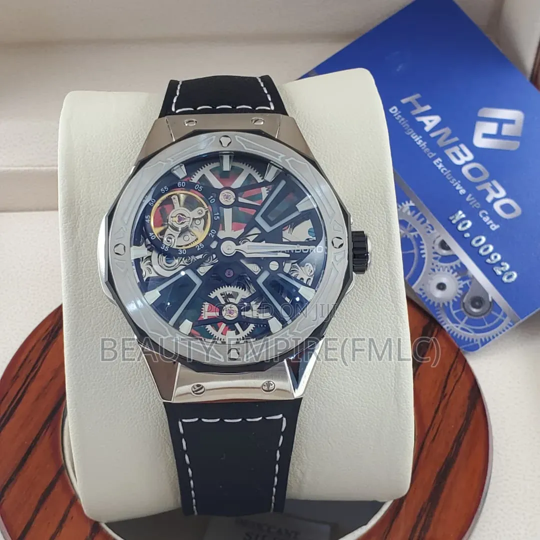 Hanboro Skeleton Automatic Watch