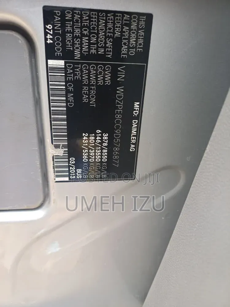 Mercedes-Benz Sprinter 2013 Grey