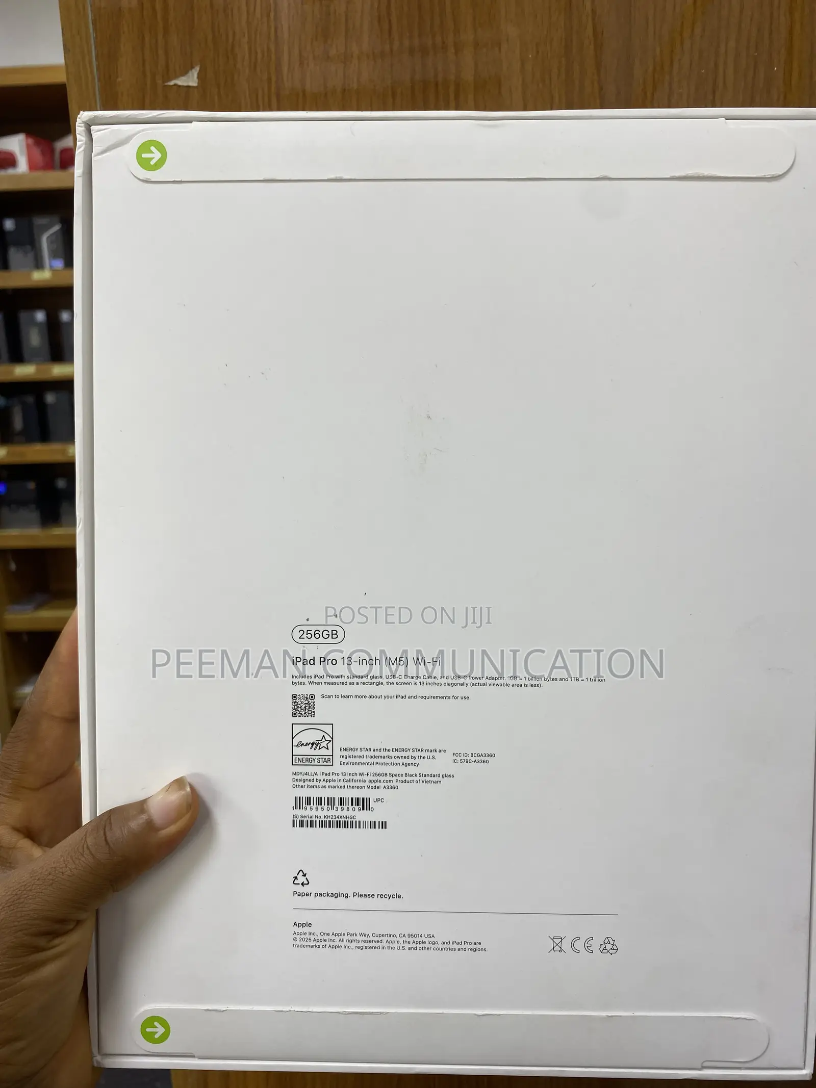 New Apple iPad Pro 13 (2024) 256 GB Black