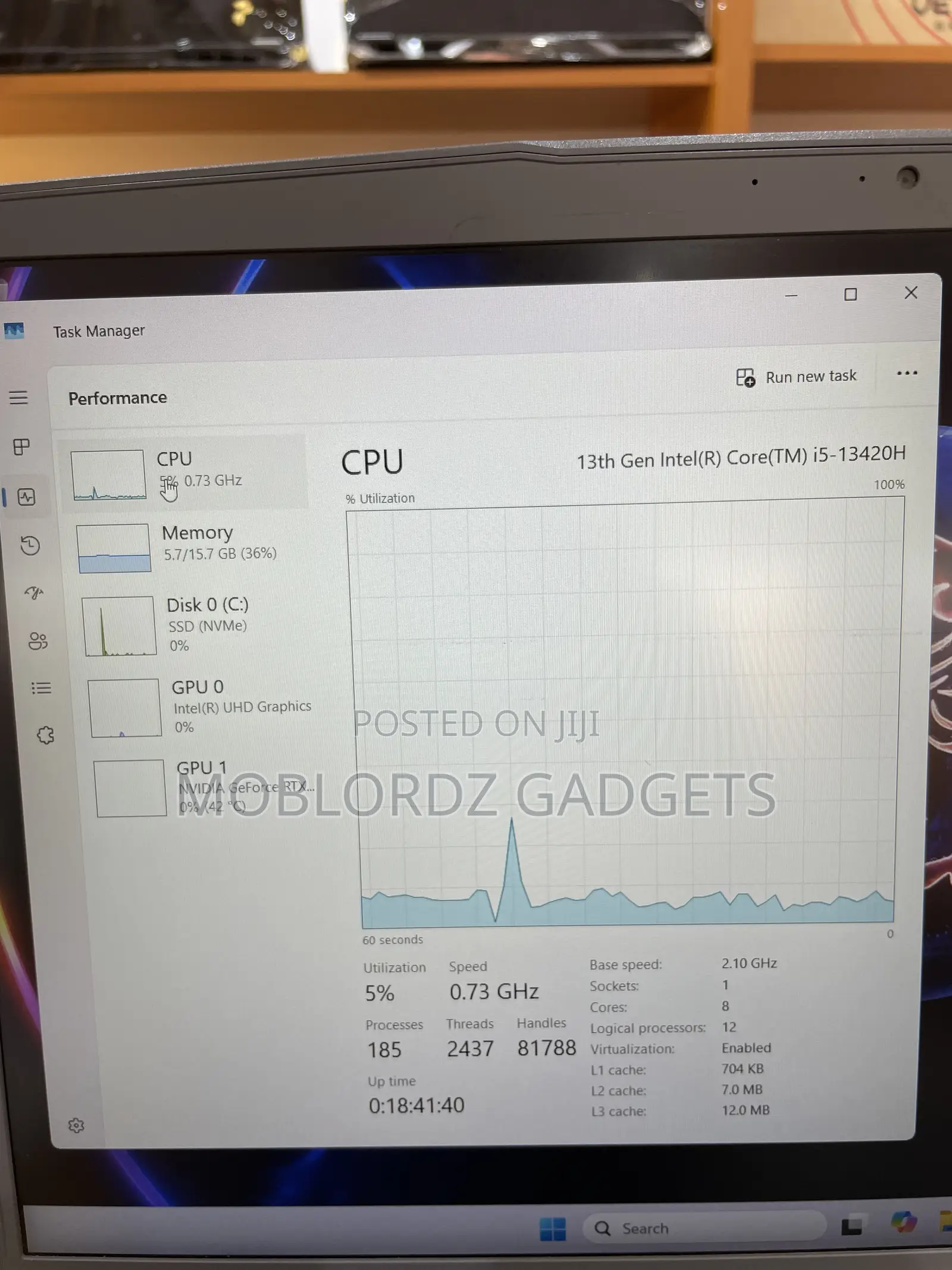 Laptop MSI GF65 Thin 10UE 16GB Intel Core i5 SSD 512GB