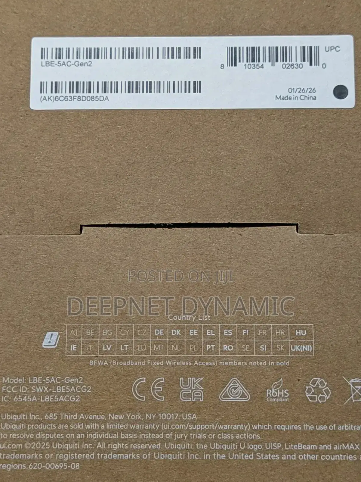 Ubiquiti Outdoor AP LBE-5AC-GEN2