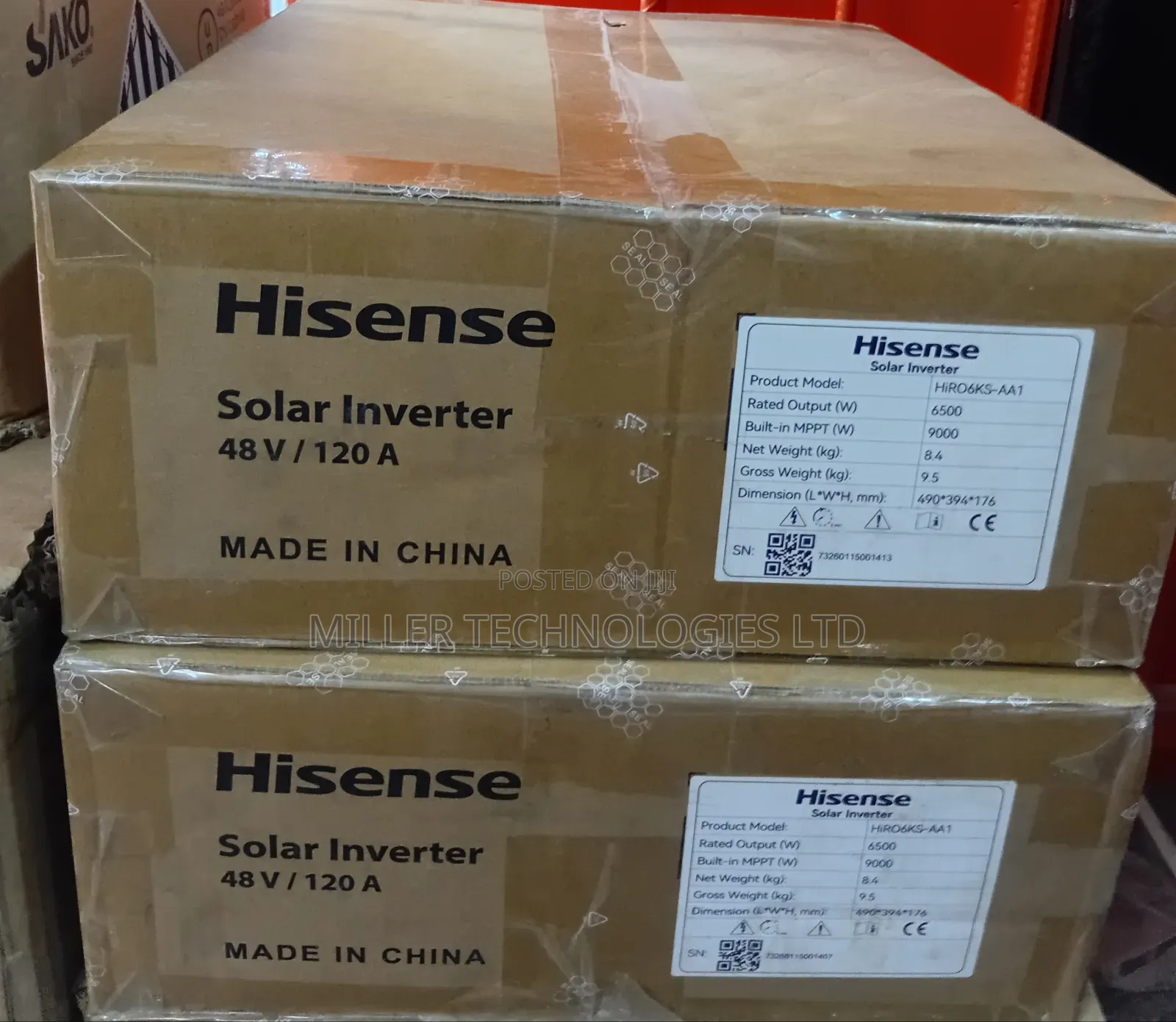 Hisense Solar Inverter 6kva 48v / 120a Charge Controller