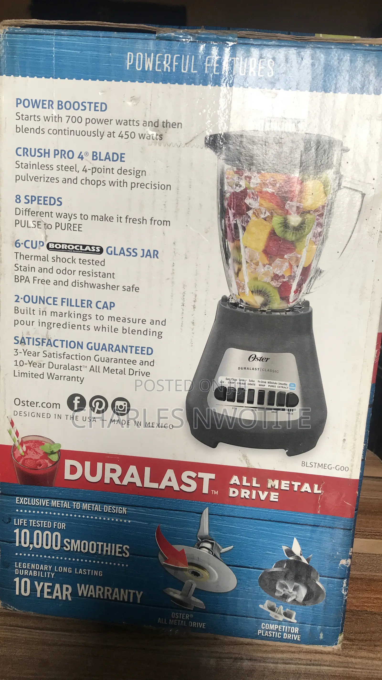 Oyster Blender
