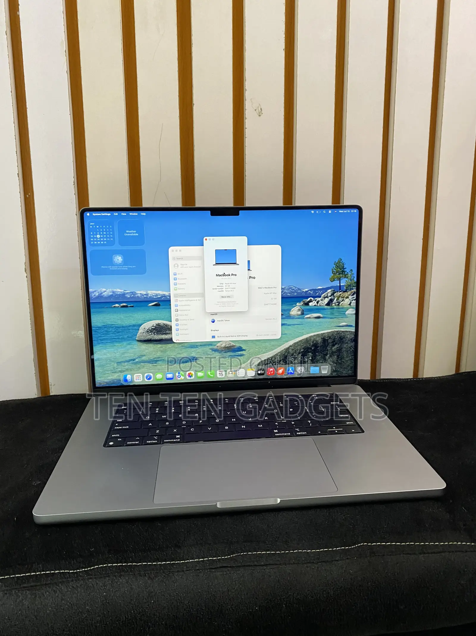 Laptop Apple MacBook Pro 2021 M1 Max 32GB Apple M1 Max SSD 1T