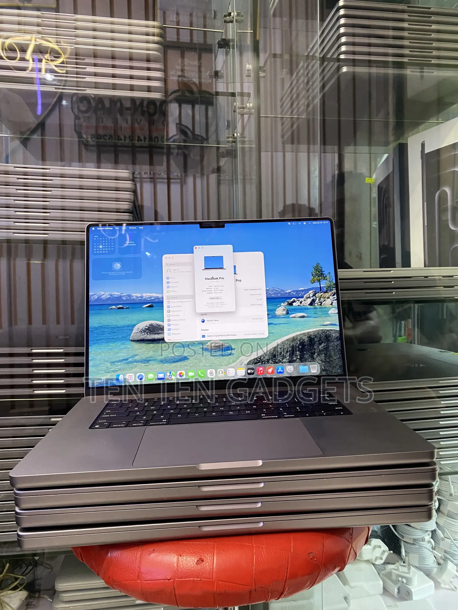 Laptop Apple MacBook Pro 2021 M1 Max 32GB Apple M1 Max SSD 1T
